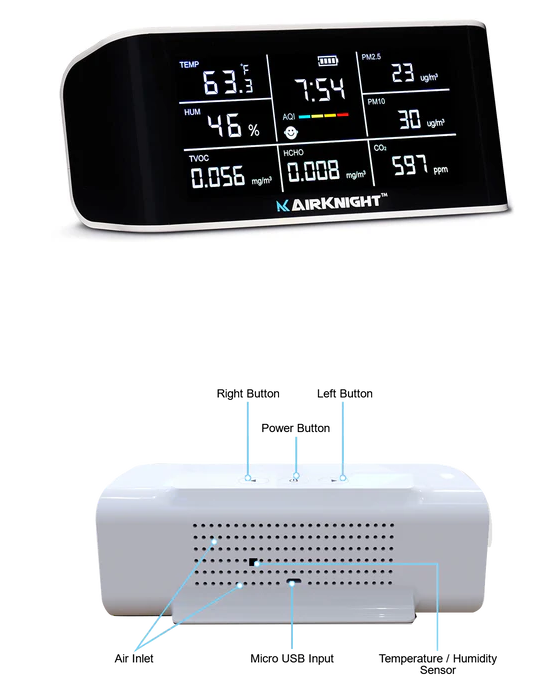 AirKnight 10-in-1 Air quality monitor
