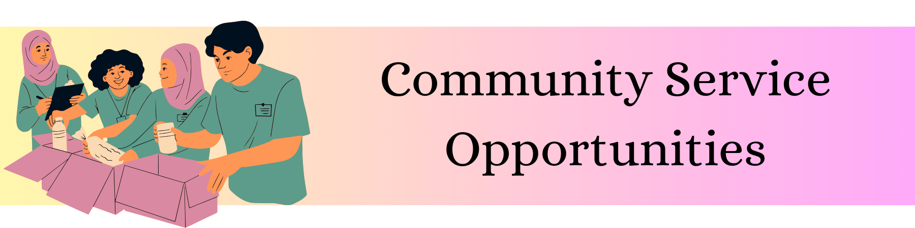 Community Service Opportunities